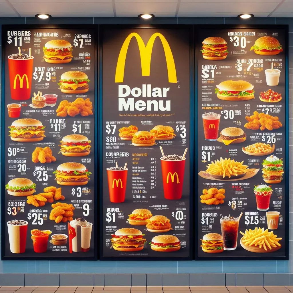 Mcdonald's menu USA